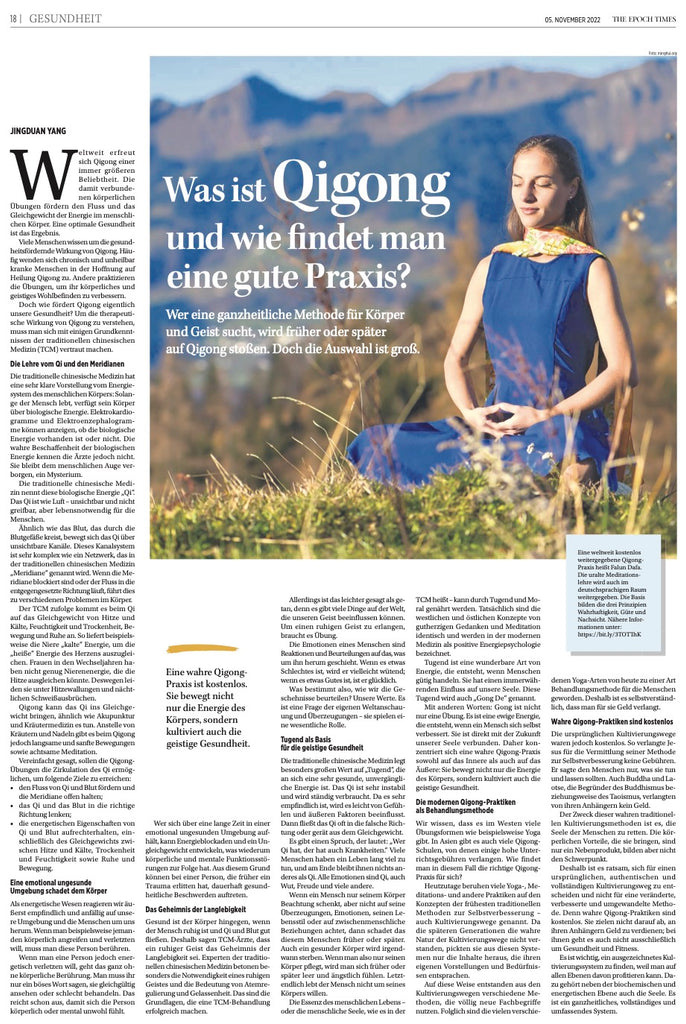 Epoch Times Wochenzeitung – 69. Ausgabe