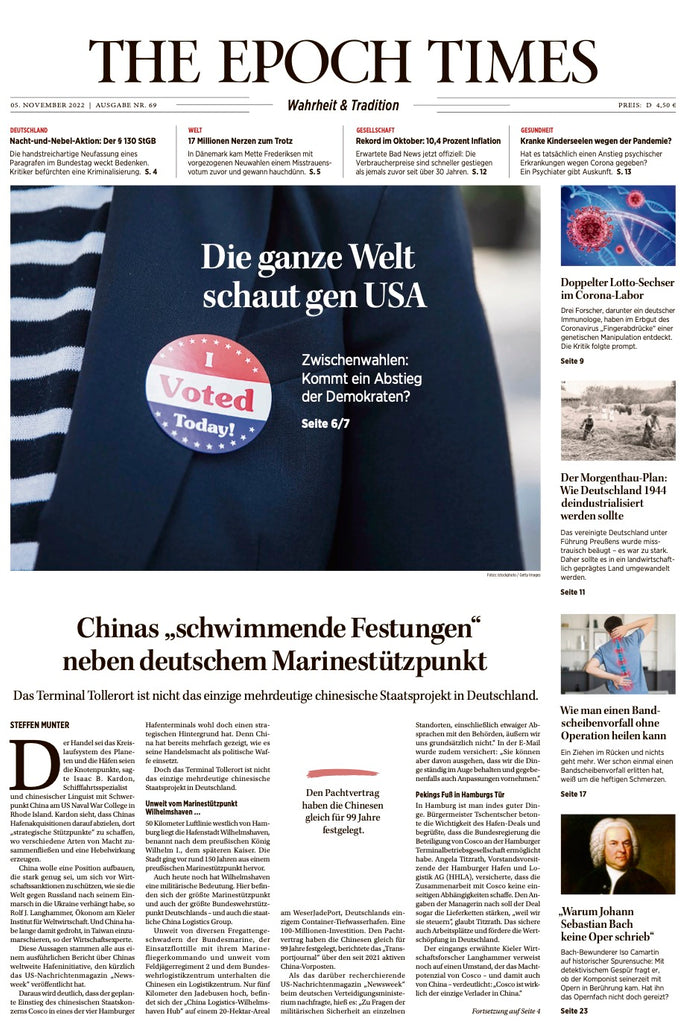 Epoch Times Wochenzeitung – 69. Ausgabe